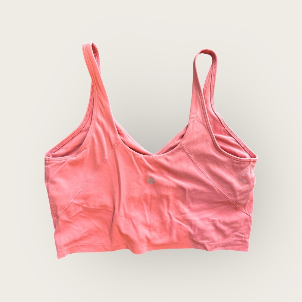 Lululemon Pink Sports Bra Seamless V-Neck